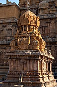 The great Chola temples of Tamil Nadu - The Brihadishwara Temple of Thanjavur. the auxiliary Chandikeshvara shrine. 